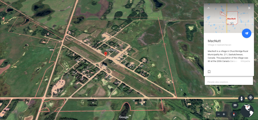 Macnutt Google Earth View