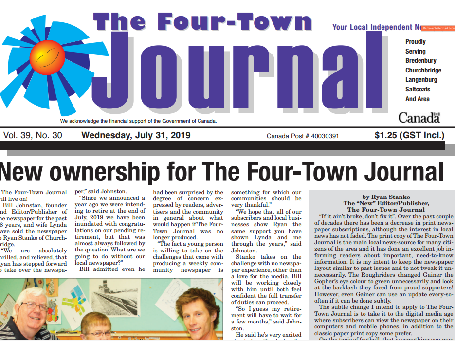 Cover of Four-Town Journal