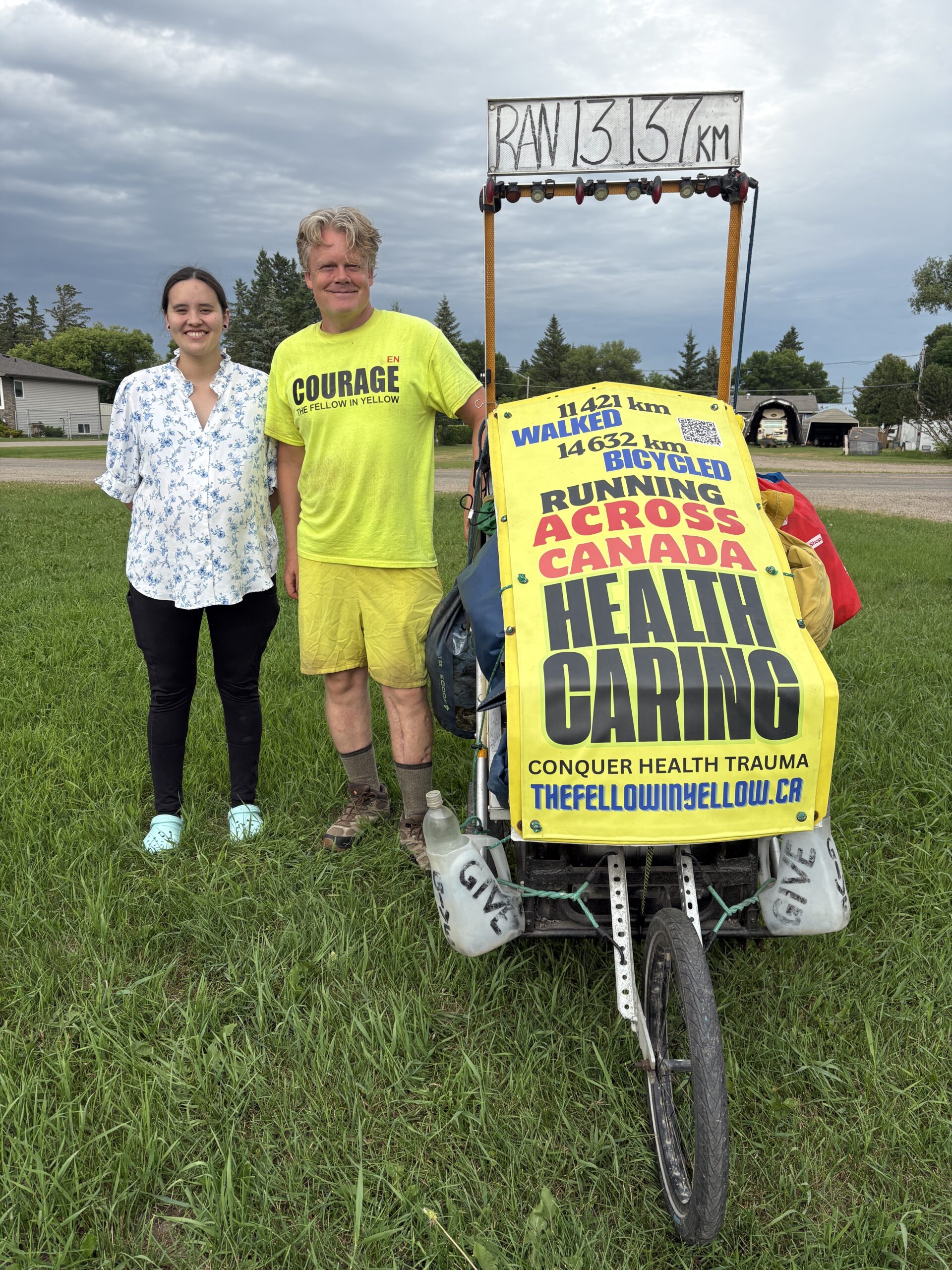 Trevor Redmond is currently running eastward across Canada after completing a westbound journey from Halifax to British Columbia. His mission is simple but powerful. He wants to reach as many Canadians as possible with a message about health, mobility, recovery, and the importance of mental health.